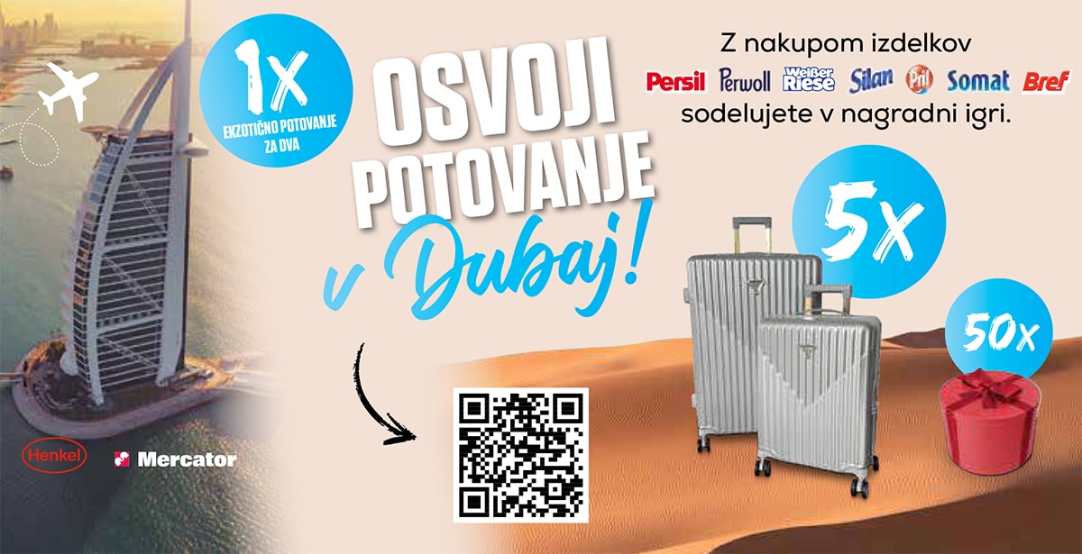 Osvoji potovanje v Dubaj!