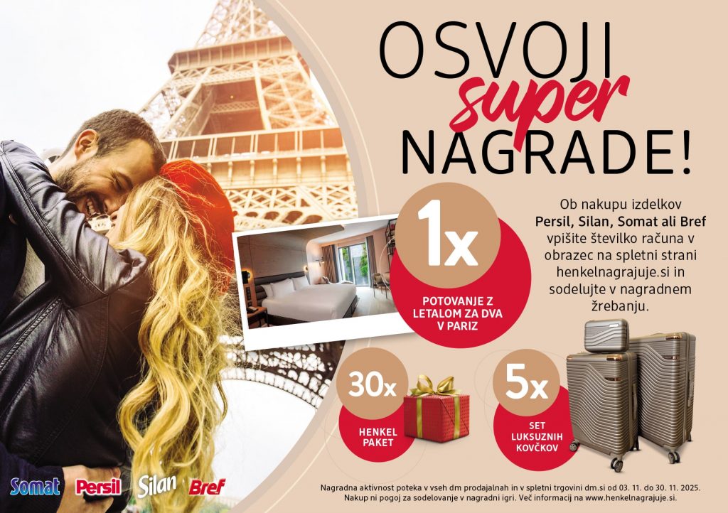 Osvoji potovanje v Pariz